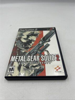 Metal Gear Solid 2: Sons of Liberty (PS2, 2001) NO MANUAL-TESTED✅